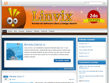 Tablet Screenshot of linvix.espaciolinux.com