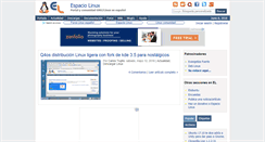 Desktop Screenshot of espaciolinux.com